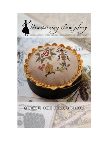 Queen Bee Pincushion - Heartstring Samplery