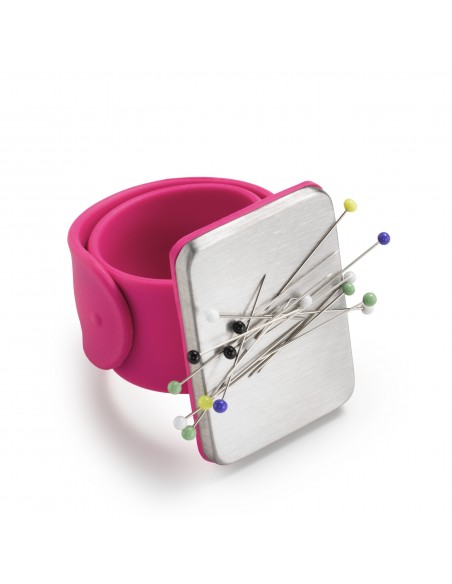 Pelote à épingles bracelet aimanté