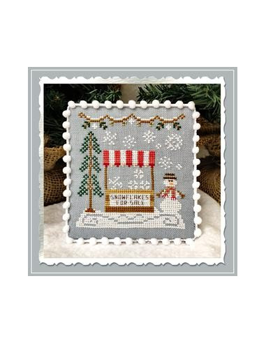 Snow Village 3 - Snowflake Stand - Country Cottage Needlework