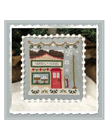 Snow Village - Snowflake Stand - Country Cottage Needlework