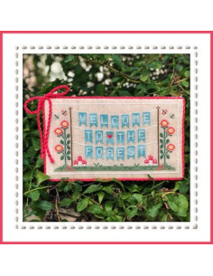 Welcome to teh forest - Forest Banner- Country Cottage Needlework