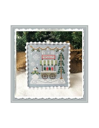 Snow Village - Peppermint Parlor - Country Cottage Needlework