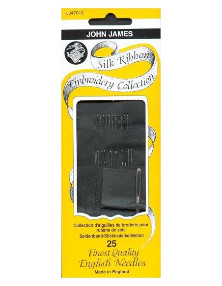 Aiguilles John James Assortiment pour broderie ruban