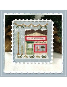 Snow Village -Frozen Hot Chocolate Shop - Country Cottage Needlework