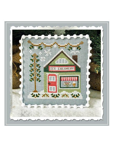 Snow Village 9 - Ice Creamery- Country Cottage Needlework