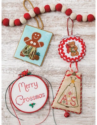 Just Crossstitch - Christmas Ornaments -Divers...