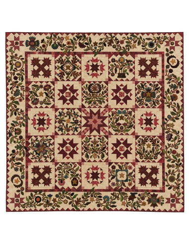 Schoolgirl Sampler - 72 Simple 4" Blocks and 7 Charming Quilts