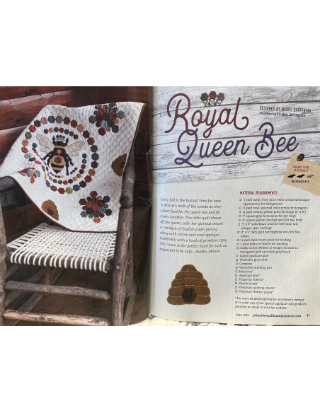 Primitive Quilts and Projects  Fall 2021