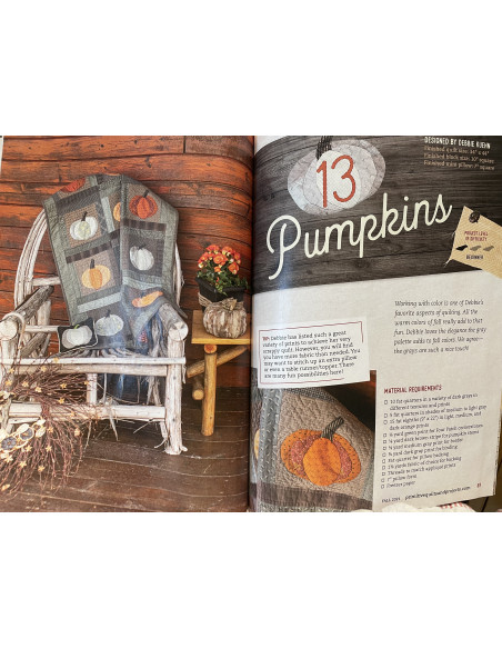 Primitive Quilts and Projects  Fall 2021