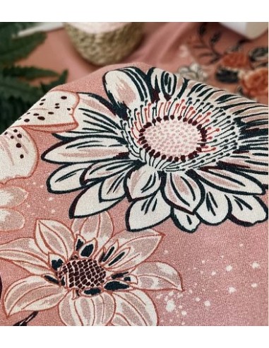 Bohelie Fabrics  Turquoise Garden