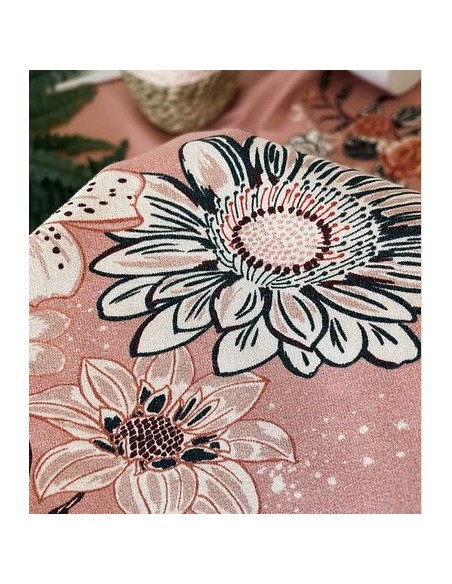 Bohelie Fabrics  Turquoise Garden