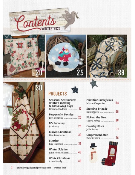 copy of Primitive Quilts and Projects Winter 2022