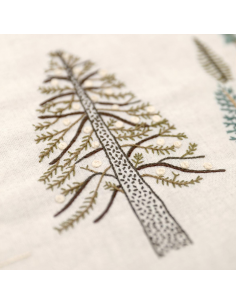 Broderie Hivernale - Un chat dans l'aiguille