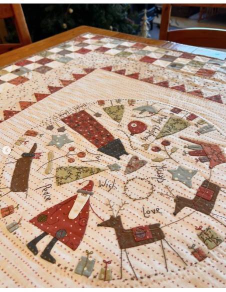 Down Tinsel Lane de Anni Downs - Patron patchwork
