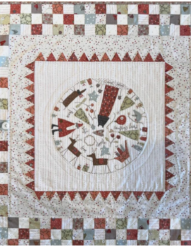 Down Tinsel Lane de Anni Downs - Patron patchwork