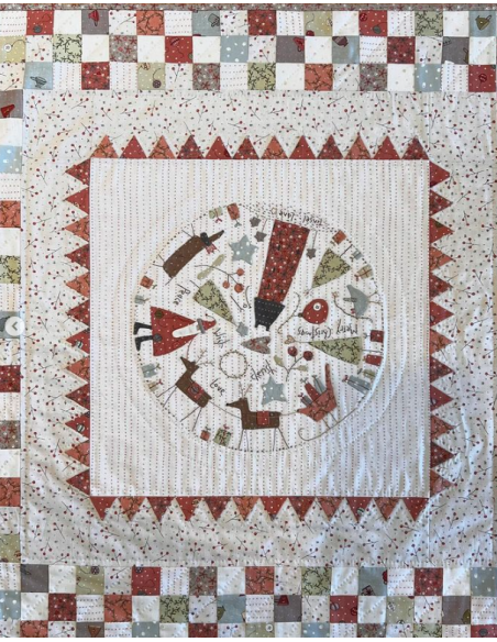 Down Tinsel Lane de Anni Downs - Patron patchwork