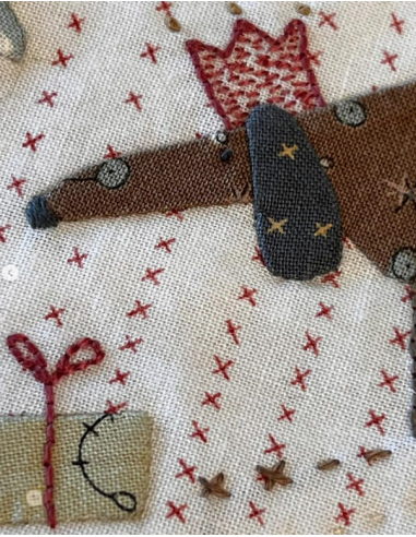 Down Tinsel Lane de Anni Downs - Patron patchwork