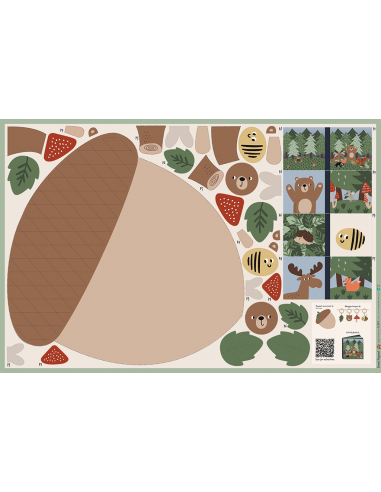 Forest Playmat - Poppy Fabrics