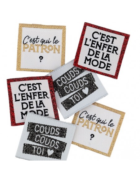 Etiquette à coudre Bohin