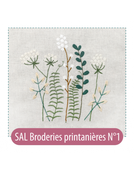 Broderies printanières - Partie 1 - Un chat dans l'aiguille