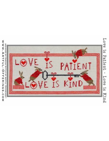 Love is patient, love is kind  - de Karina Hittle - Artful Offerings