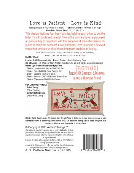 Love is patient, love is kind  - de Karina Hittle - Artful Offerings