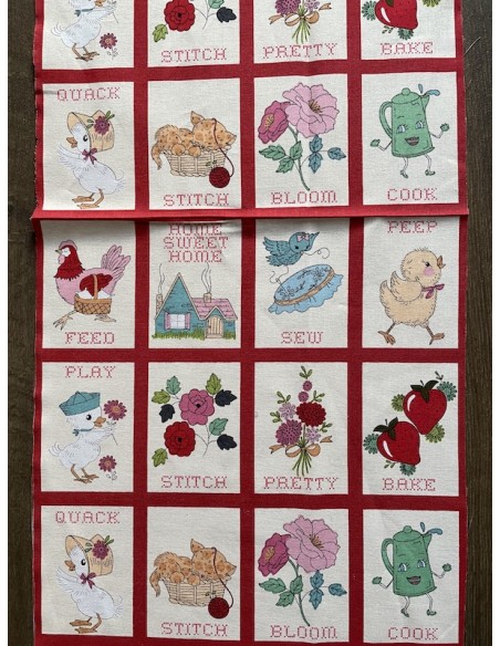 Hopscotch and Freckles - Poppies Cotton