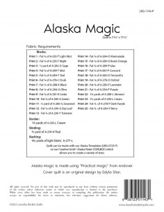 Alaska Magic - Laundry Basket Quilts - Patron 2