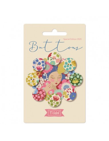 Wallflower de boutons Tilda