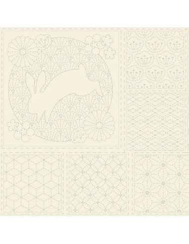 SASHIKO NATURAL - divers coloris