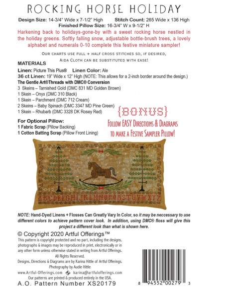 copy of woodland Holiday Sampler - de Karina Hittle - Artful Offerings