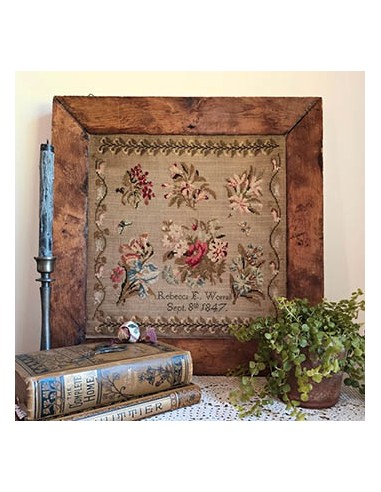 Rebecca Worrall Sampler 1847 - The Wishing Thorn