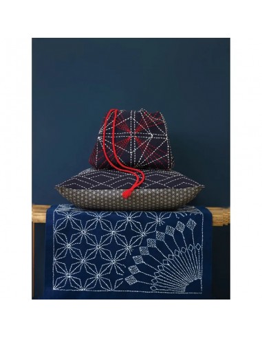Accessoires & déco en sashiko Nouvelle édition...