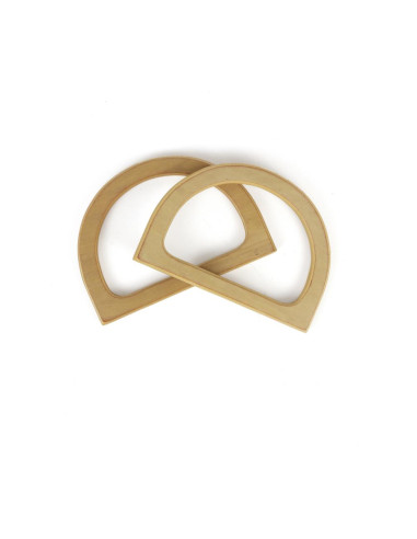 Paires anses bois forme demi cercle - divers...