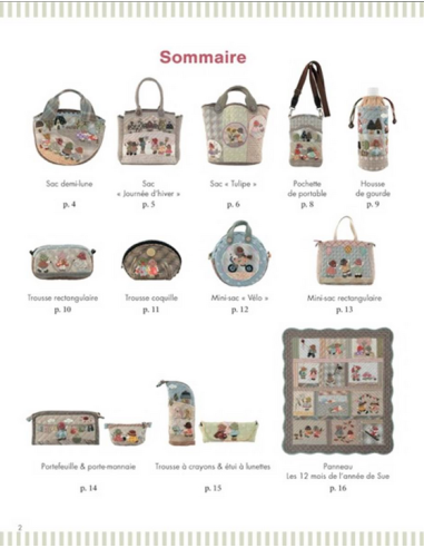 Joyeux Patchwork Sunbonnet Sue de Reiko Kato -...