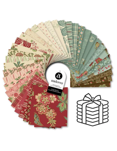 Jingle Bell Fat Quarters by Edyta Sitar